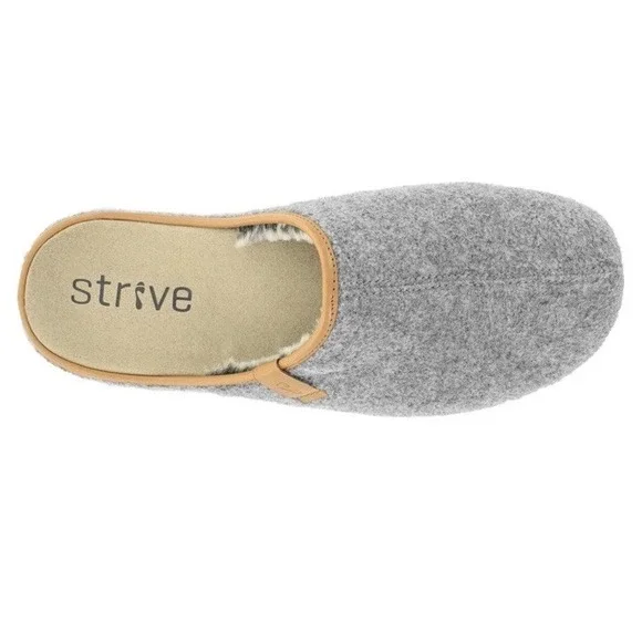 Strive Slipper Light Gray Cologne Mens‎ 8.5-9 Supportive New - Picture 2 of 5